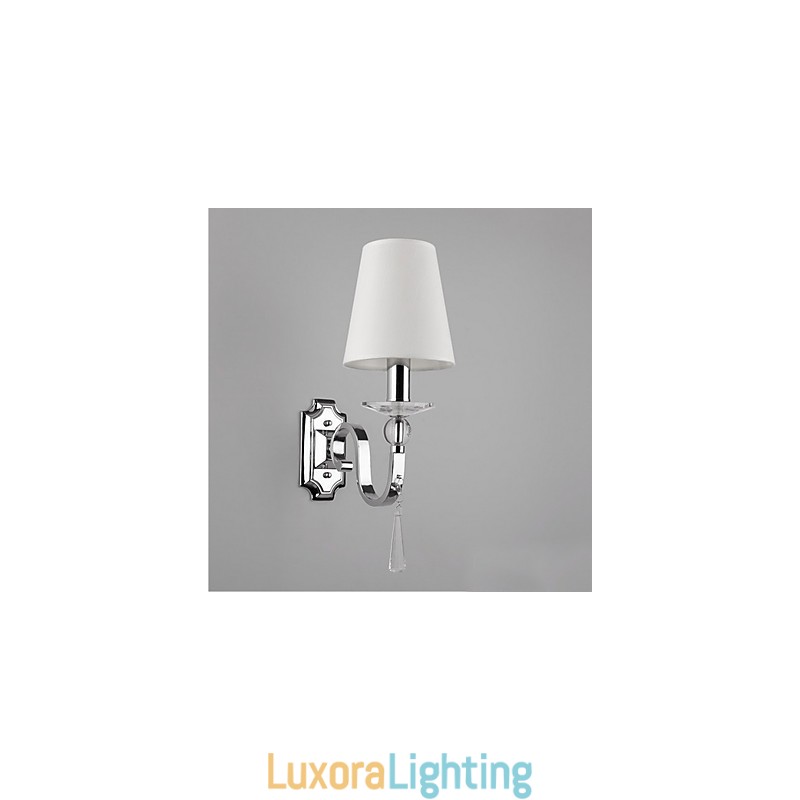 Designer Touch Decorative Warm White Wall Light with Crystal Drops