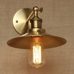 Designer Touch Decorative Minimalist Industrial Style Villa Retro Copper Umbrellas In Front Of The Church Aisle Wall