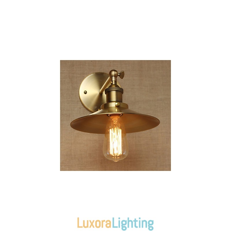 Designer Touch Decorative Minimalist Industrial Style Villa Retro Copper Umbrellas In Front Of The Church Aisle Wall