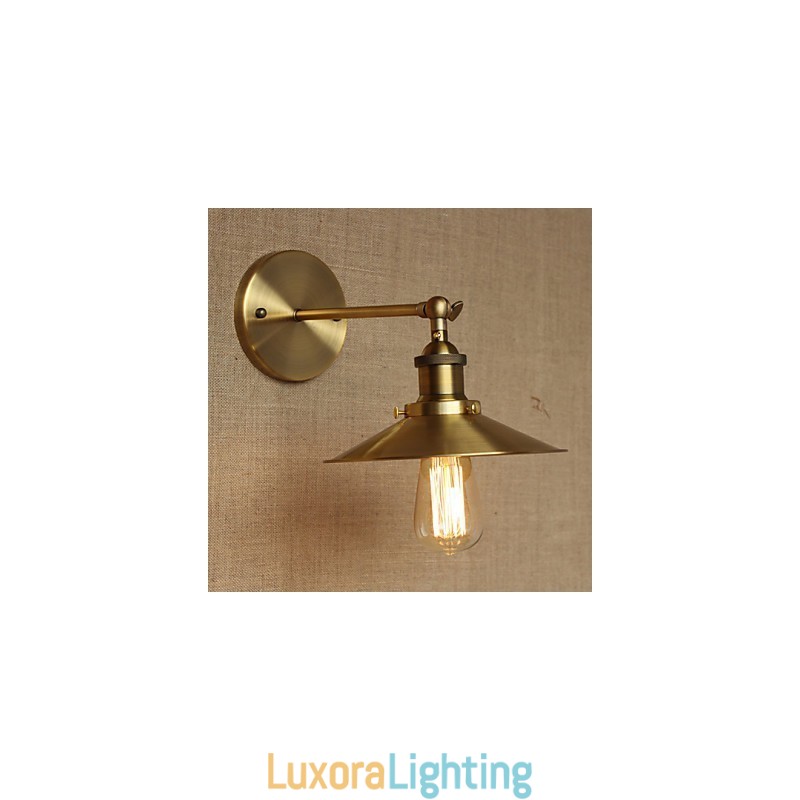 Designer Touch Decorative Minimalist Industrial Style Villa Retro Copper Umbrellas In Front Of The Church Aisle Wall