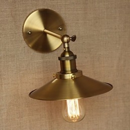 Designer Touch Decorative Minimalist Industrial Style Villa Retro Copper Umbrellas In Front Of The Church Aisle Wall