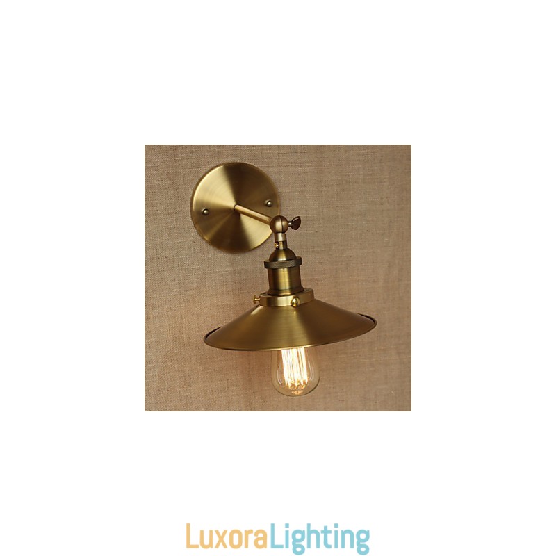 Designer Touch Decorative Minimalist Industrial Style Villa Retro Copper Umbrellas In Front Of The Church Aisle Wall