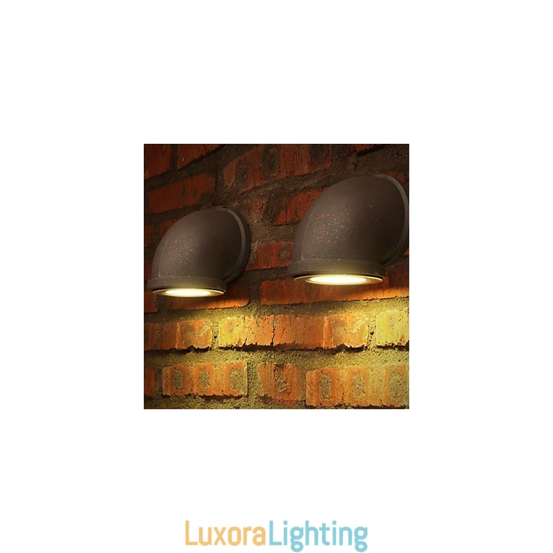 Designer Touch Decorative Loft Creative Personality Retro Rural Water Pipe Wall Lamp Lights