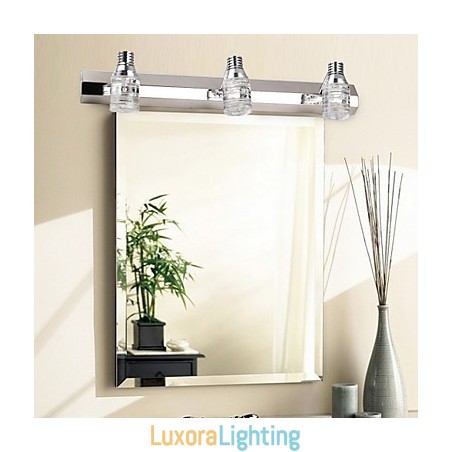 Designer Touch Decorative Modern Wall Light with Glass Bubble Shade Mirror Front Style