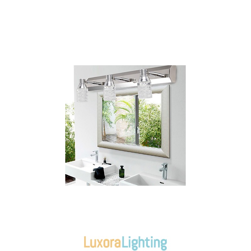 Designer Touch Decorative Modern Wall Light with Glass Bubble Shade Mirror Front Style