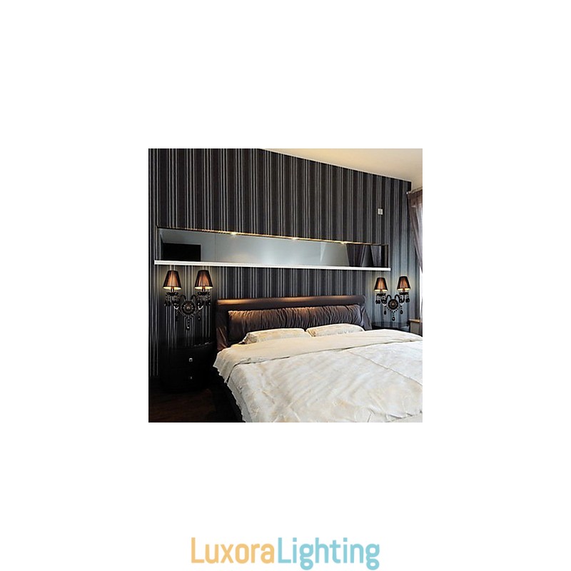 Designer Touch Decorative Crystal Candle Wall Lights Modern Contemporary Glass