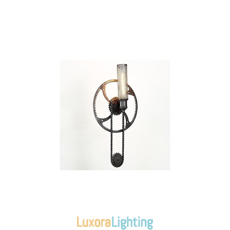 Designer Touch Decorative Grand Mercure Mount wall lamp Loft Steampunk Nordic American Warehouse Retro Industrial Gear Wall Lamp