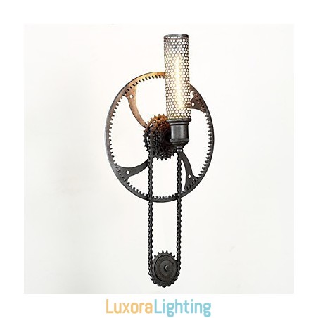 Designer Touch Decorative Grand Mercure Mount wall lamp Loft Steampunk Nordic American Warehouse Retro Industrial Gear Wall Lamp