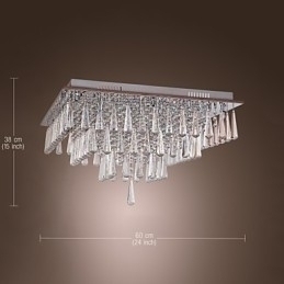 Designer Touch Decorative Modern Contemporary Crystal Others Flush Mount