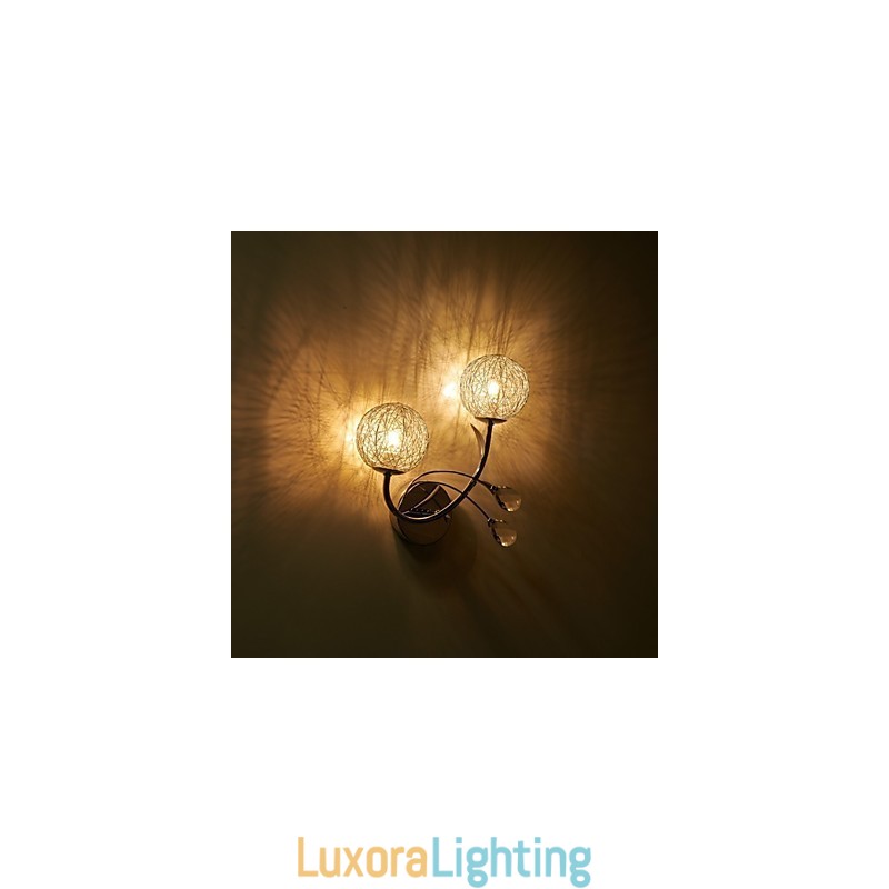 Designer Touch Decorative Wall Sconces Crystal Mini Style Modern Contemporary Metal