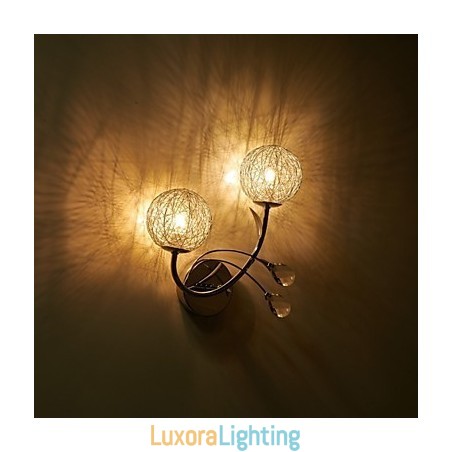Designer Touch Decorative Wall Sconces Crystal Mini Style Modern Contemporary Metal