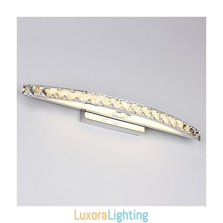 Designer Touch Decorative 18W Contemporary Crystal Wall Bathroom Lighting