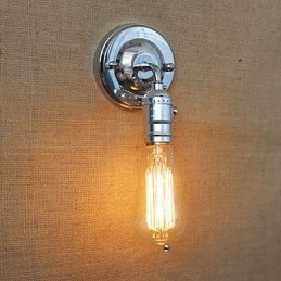 Designer Touch Decorative American Rural Countryside Retro Modern Edison Light Bulb Aisle Mini Living Room Wall Lamp