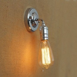 Designer Touch Decorative American Rural Countryside Retro Modern Edison Light Bulb Aisle Mini Living Room Wall Lamp