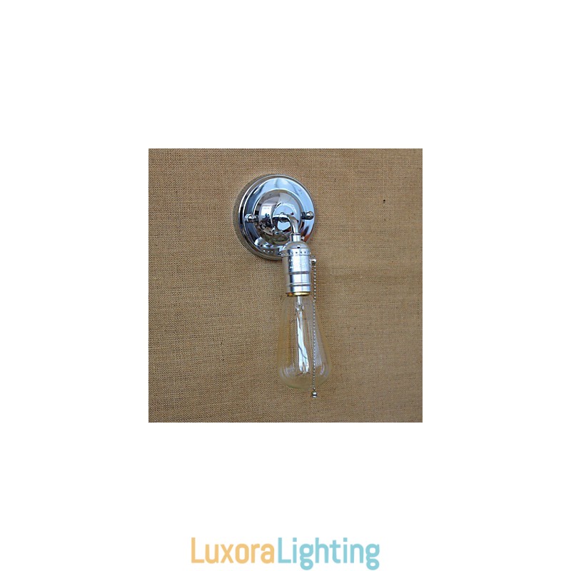 Designer Touch Decorative American Rural Countryside Retro Modern Edison Light Bulb Aisle Mini Living Room Wall Lamp