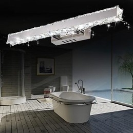 Designer Touch Decorative Crystal Bathroom Lighting Modern Contemporary Metal