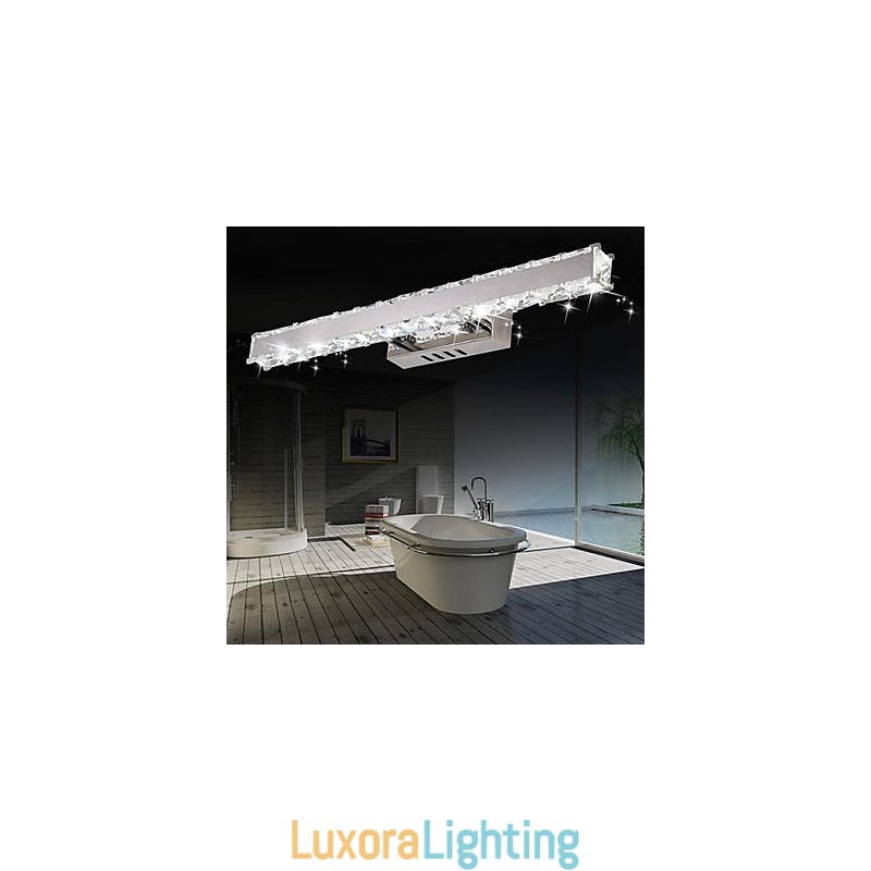 Designer Touch Decorative Crystal Bathroom Lighting Modern Contemporary Metal