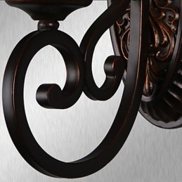 Designer Touch Decorative Vintage Wall Lamps 1 Light with Resin Material Glass Shade Bed Room Living Room Hallway Lights