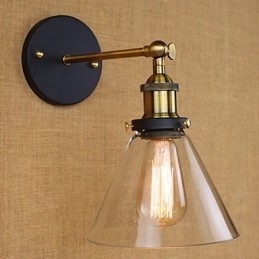 Designer Touch Decorative Industrial Bell Type American Country Wall Sconce