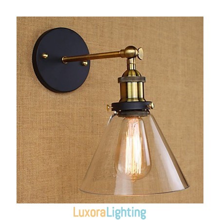 Designer Touch Decorative Industrial Bell Type American Country Wall Sconce