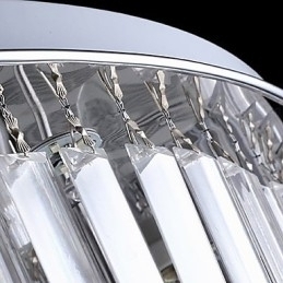 Designer Touch Decorative Flush Mount with Remote Control Modern Contemporary Glass