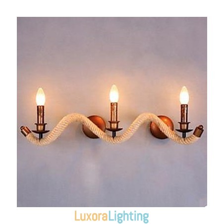 Designer Touch Decorative Contracted Balcony Stair Lamp Twisted Rope Wall Lamp