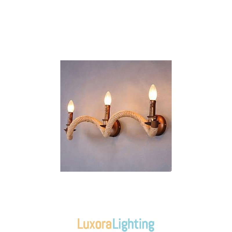 Designer Touch Decorative Contracted Balcony Stair Lamp Twisted Rope Wall Lamp