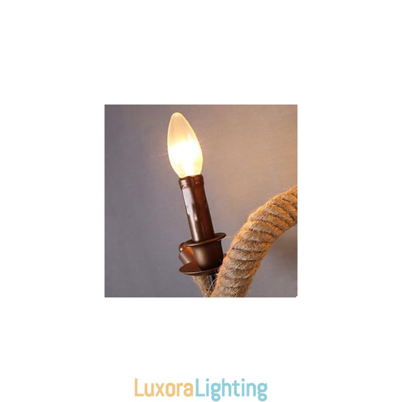 Designer Touch Decorative Contracted Balcony Stair Lamp Twisted Rope Wall Lamp