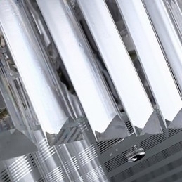 Designer Touch Decorative Flush Mount with Remote Control Modern Contemporary Glass