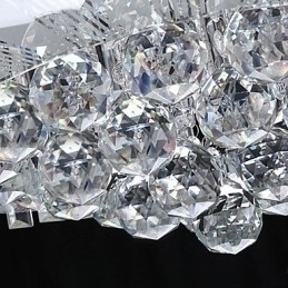 Designer Touch Decorative Flush Mount with Remote Control Modern Contemporary Glass