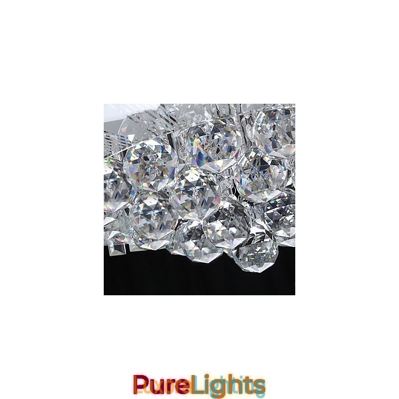 Designer Touch Decorative Flush Mount with Remote Control Modern Contemporary Glass