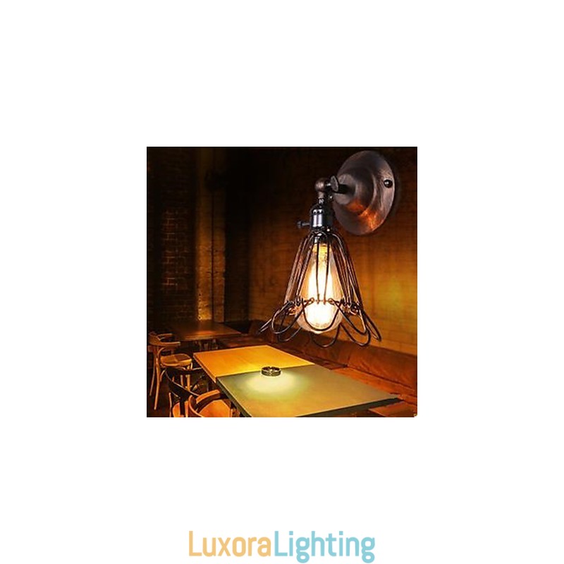 Designer Touch Decorative Small Cage Wall Lamp Industrial Style Restoring Ancient Ways Of Corridor Corridor Lamps And Lanterns