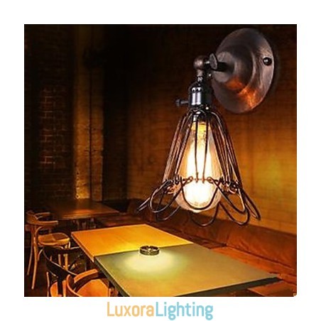 Designer Touch Decorative Small Cage Wall Lamp Industrial Style Restoring Ancient Ways Of Corridor Corridor Lamps And Lanterns