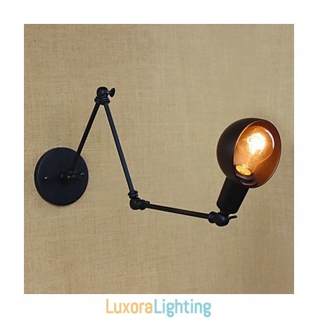 Designer Touch Decorative Personality Long Arm Adjustable Angle Bar Three Retro Living Room Lamps Lighting Wall Sconce