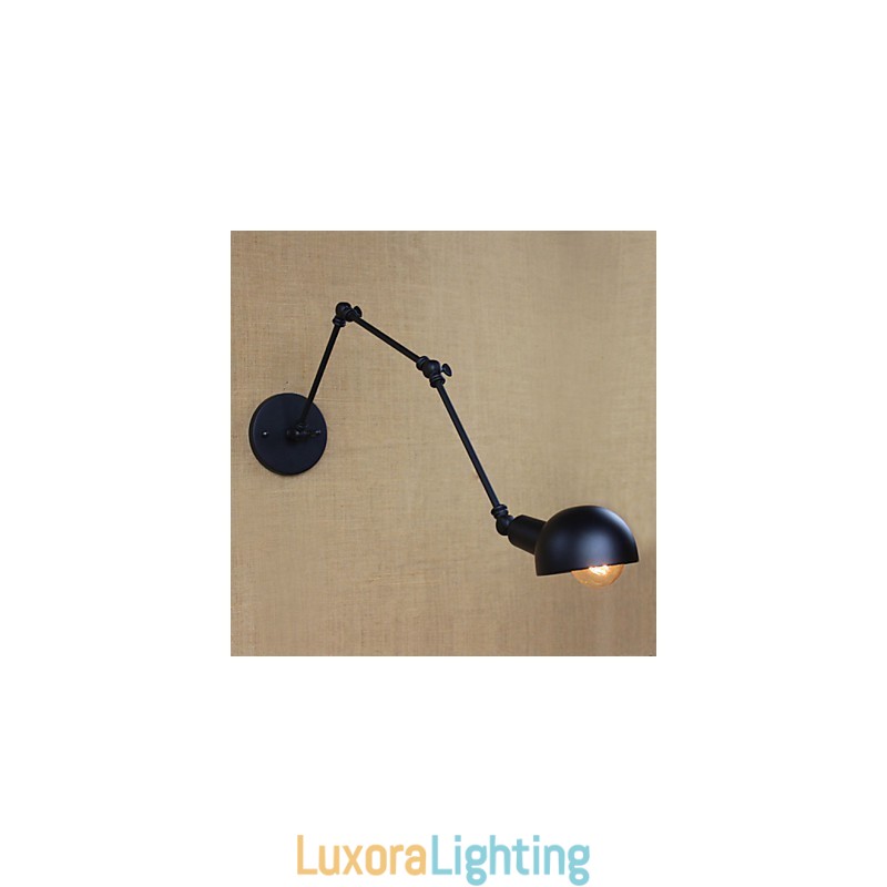 Designer Touch Decorative Personality Long Arm Adjustable Angle Bar Three Retro Living Room Lamps Lighting Wall Sconce