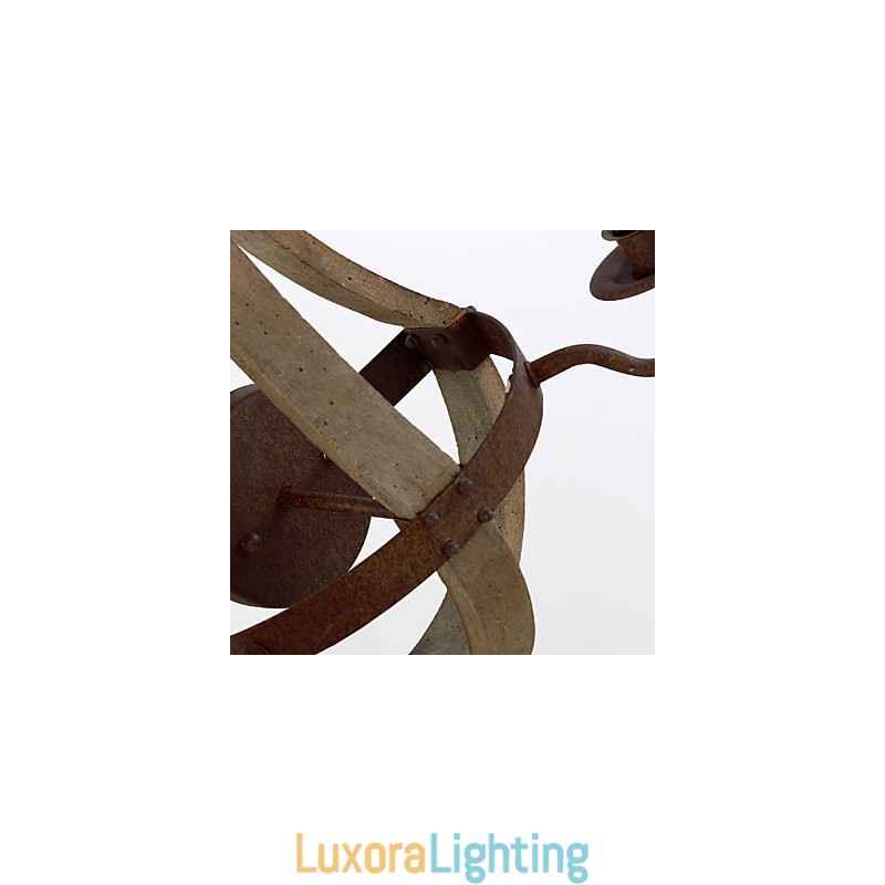 Designer Touch Decorative Mini Style Wall Sconces Rustic Lodge Wood Bamboo