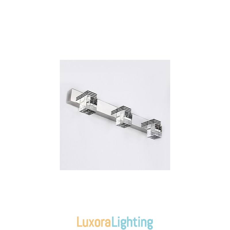 Designer Touch Decorative Wall Sconces Bathroom Lighting Wall Washers Crystal Mini Style Modern Contemporary Metal