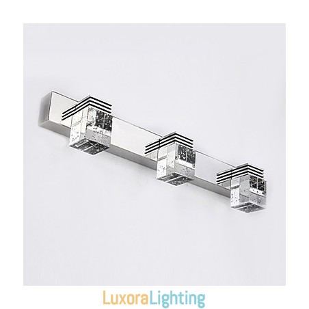 Designer Touch Decorative Wall Sconces Bathroom Lighting Wall Washers Crystal Mini Style Modern Contemporary Metal