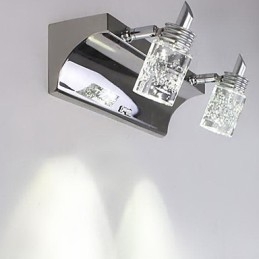 Designer Touch Decorative Crystal Bathroom Lighting Modern Contemporary Metal