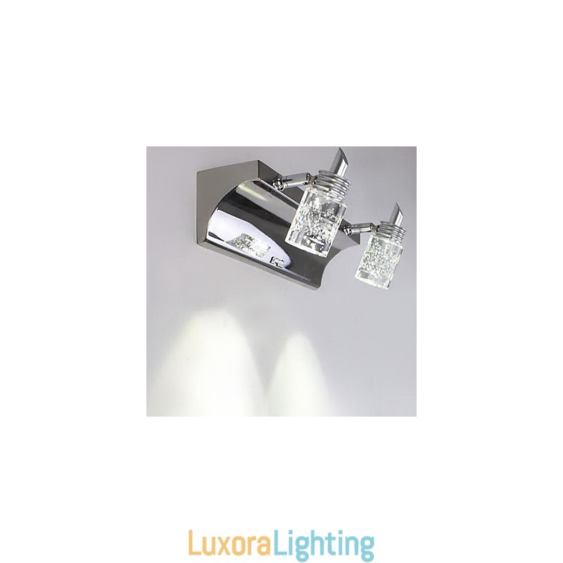 Designer Touch Decorative Crystal Bathroom Lighting Modern Contemporary Metal