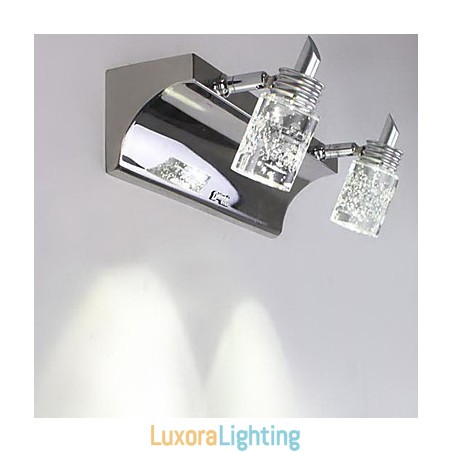 Designer Touch Decorative Crystal Bathroom Lighting Modern Contemporary Metal
