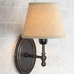 Designer Touch Decorative Rural Nordic Restoring anCient Ways Warm Cloth WallLamp