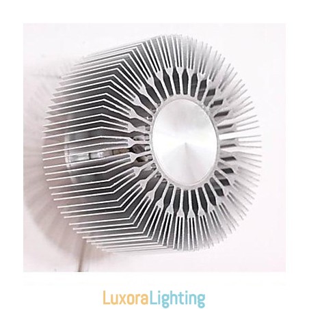 Designer Touch Decorative Embed Round Sunflower Type Aluminum Projection Wall Lamp