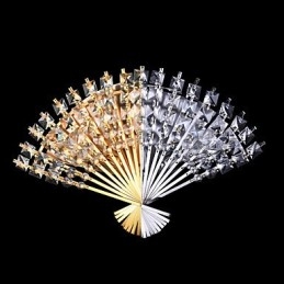 Designer Touch Decorative Valentine'S Day The Fan Wall Decoration Gifts Contemporary And Contracted Crystal Wall Lamp Light