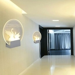Designer Touch Decorative Acrylic Wall Lamp PVC Lamp Light Modern Contemporary Metal
