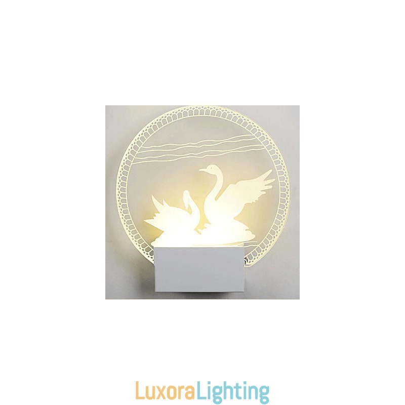 Designer Touch Decorative Acrylic Wall Lamp PVC Lamp Light Modern Contemporary Metal