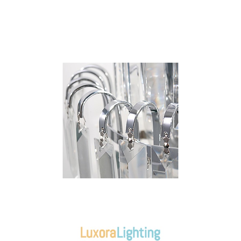 Designer Touch Decorative Wall Sconces Crystal Modern Contemporary Glass