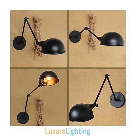 Designer Touch Decorative Industrial Style Retro Double Long Arm a Simple Personality Ills Bedside Dining Wall Sconce