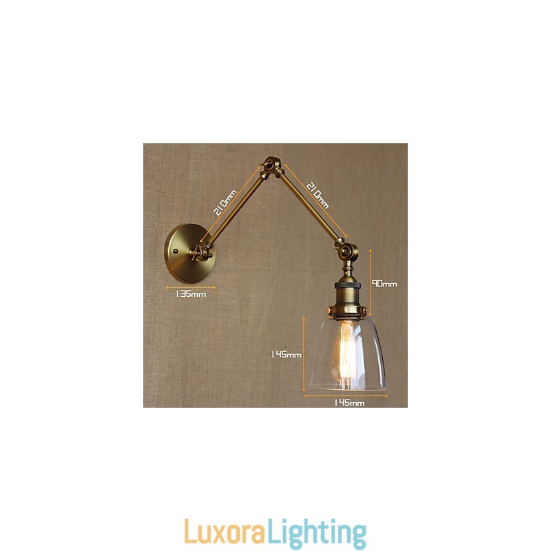 Designer Touch Decorative Retro Vintage RACK Bedroom Bedside Exclusive Hotel Lobby Decorated Antique Bronze Wall Sconce