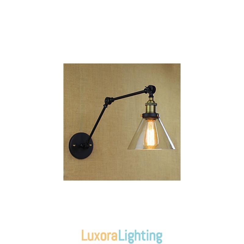 Designer Touch Decorative Mediterranean Village Retro Pastoral Glass Wall Sconce Clothing Store Restaurant Coffee